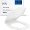Image de Villeroy & Boch, Abattant WC, Siège WC O.novo, avec abaissement automatique et abattant amovible