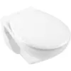 Image de Villeroy & Boch, Cuvette toilettes + bidet, V&B Combi-Pack O.NOVO m WC suspendu ti. 7682 R0 et abattant WC we