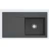 Image de Villeroy & Boch, Évier, V&B Evier SUBWAY STYLE 50 900x510mm Be re Handbet. graphit (51 cm, 90 cm)