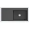 Image de Villeroy & Boch, Évier, V&B Evier à encastrer SUBWAY STYLE 60 FLAT 980x490mm Be re Handbet. graphit (Evier encastré, 98 cm)