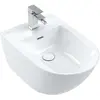 Image de Villeroy & Boch, Cuvette toilettes + bidet, V&B bidet mural SUBWAY 3.0 375x560mm avec cuvette et robinet d'arrêt C