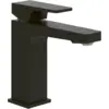 Image de Mitigeur lavabo VILLEROY ET BOCH Architectura Square avec tirette Noir mat