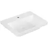 Image de Villeroy & Boch, Lavabo, V&B lavabo armoire SUBWAY 3.0 600x470mm o ÜL m HL stone white C+ (470 mm, 600 mm)