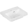 Image de Villeroy & Boch, Lavabo, V&B lave-mains SUBWAY 3.0 450x370mm m ÜL m HL stone white C+ (370 mm, 450 mm)