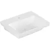 Image de Villeroy & Boch, Évier, V&B lavabo armoire SUBWAY 3.0 550x440mm o ÜL m HL stone white C+