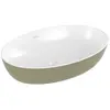 Image de Villeroy & Boch, Lavabo, Vasque à poser V&B ARTIS 610x410mm, sans cuvette sage green (410 mm, 610 mm)