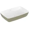 Image de Villeroy & Boch, Lavabo, Vasque à poser V&B ARTIS 580x380mm, sans cuvette sage green (380 mm, 580 mm)