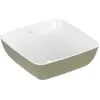 Image de Villeroy & Boch, Lavabo, Vasque à poser V&B ARTIS 410x410mm, sans cuvette sage green (410 mm, 410 mm)