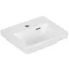 Image de Villeroy & Boch, Lavabo, V&B lave-mains SUBWAY 3.0 370x305mm m ÜL m HL stone white C+ (305 mm, 370 mm)