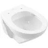 Image de Villeroy & Boch, Cuvette toilettes + bidet, V&B WC suspendu O.NOVO COMPACT ti. 360x490mm avec rebord DirectFlush blanc
