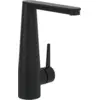 Image de Mitigeur lavabo VILLEROY ET BOCH Conum ouverture côté avec vidage Push Open Noir mat