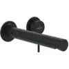 Image de Mitigeur lavabo mural VILLEROY ET BOCH Loop & Friends noir mat