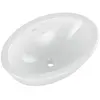 Image de Villeroy & Boch, Lavabo, V&B lavabo à encastrer LOOP & FRIENDS sans PL, ov 570x380mm we C+ (380 mm, 560 mm)