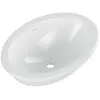 Image de Villeroy & Boch, Lavabo, V&B lavabo à encastrer LOOP & FRIENDS sans PL, ov 485x325mm we C+ (325 mm, 485 mm)