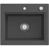 Image de Villeroy & Boch, Évier, V&B Evier SUBWAY STYLE 60 S 60x51cm mtr. alu brossé excent. graphit (Evier encastré, 51 cm, 60 cm)