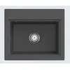 Image de Villeroy & Boch, Évier, V&B Evier SUBWAY STYLE 60 S 60x51cm mtr. alu bur. manuel gris (51 cm)