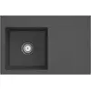 Image de Villeroy & Boch, Évier, Villeroy&Boch Evier, Evier de cuisine Subway Style 45 Graphite 780x510mm, Largeur meuble bas 45cm (Evier encastré, 51 cm, 78 cm)