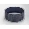 Image de Lit surélevé rond, diamètre extérieur 292 cm, hauteur 80 cm, mailles 5 x 10 cm, épaisseur des parois 15 cm