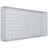 Image de Gabion à gravillons 200 cm x 100 cm x 30 cm (L x H x P), mailles 5 cm x 10 cm, spirale