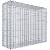 Image de Gabion à gravillons 100 cm x 80 cm x 30 cm (L x H x P), mailles 5 cm x 10 cm, spirale