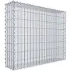 Image de Gabion à gravillons 100 cm x 80 cm x 20 cm (L x H x P), mailles 5 cm x 10 cm, spirale