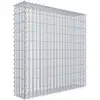 Image de Gabion à gravillons 100 cm x 100 cm x 20 cm (L x H x P), mailles 5 cm x 10 cm, spirale