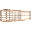 Image de Gabion rouillé 100 cm x 30 cm x 30 cm (L x H x P), mailles 5 cm x 5 cm, spirale