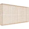 Image de Gabion rouillé 200 cm x 100 cm x 20 cm (L x H x P), mailles 5 cm x 5 cm, spirale
