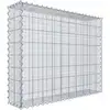 Image de Gabion à gravillons 100 cm x 80 cm x 20 cm (L x H x P), mailles 10 cm x 10 cm, spirale