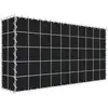 Image de Gabion végétalisé avec voile 100 cm x 50 cm x 20 cm (L x H x P), mailles 10 cm x 10 cm, spirale