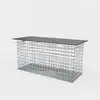 Image de Banc de jardin 102 x 50 x 42 cm MW 5 x 5 cm galvanisé à chaud, avec revêtement recyclé en anthracite