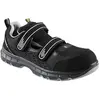 Image de Runnex, Chaussures de travail, S1PS Sandales à scratch de sécurité ESD FlexStar, noir/gris (S1P, 41)