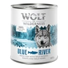 Image de 6x800g Blue River, poisson Wolf of Wilderness - Pâtée pour chien