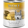 Image de 6x800g The Taste Of The Savanna Wolf of Wilderness - Pâtée pour chien