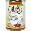 Image de 12x400g Catessy Bouchées en sauce canard, foie - Pâtée pour chat