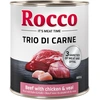 Image de 6x800g Rocco Classic Trio de viandes boeuf, poulet, veau - Pâtée pour chien