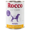 Image de 6x400g Rocco Diet Care Renal poulet, patate douce - Pâtée pour chien
