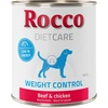 Image de 6x800g Rocco Diet Care Weight Control boeuf, poulet - Pâtée pour chien