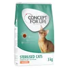 Image de 3kg Sterilised Cats saumon Concept for Life - Croquettes pour chat