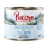 Image de 6x200g Purizon Adult filet de poulet, saumon - Pâtée pour chat