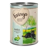 Image de 6x410g Feringa Single Meat Menus à la viande lapin, panais, menthe à chat - Pâtée pour chat