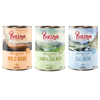 Image de Purizon Adult 6 x 400 g pour chat - sans céréales - lot mixte (2 x sanglier, 2 x saumon, 2 x agneau)