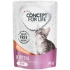 Image de Concept for Life Kitten en gelée saumon sans céréales pour chat - 12 x 85 g