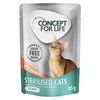 Image de Concept for Life Sterilised Cats en sauce saumon sans céréales pour chat - 12 x 85 g