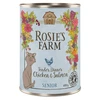 Image de 6x400g Senior Senior poulet, saumon Rosie's Farm - Pâtée pour chat