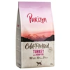 Image de Format d'essai : Croquettes, boîtes et friandises Purizon pour chat - croquettes Adult Coldpressed dinde, huile de chanvre (400 g)