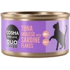 Image de Cosma DUO Layer 6 x 70 g pour chat - mousse de thon avec morceaux de sardine