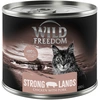 Image de Wild Freedom Adult 6 x 200 g recette sans céréales - Strong Lands - poulet, porc