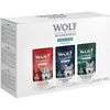 Image de Wolf of Wilderness "Triple Taste" 12 x 125 g pour chien Lot mixte : Canadian Woodlands, Scandinavian Fjords, Mediterranean Coastlines