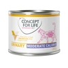 Image de Concept for Life Veterinary Diet Urinary Moderate Calorie poulet pour chat - 6 x 200 g